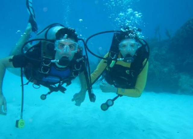Buceo en pareja